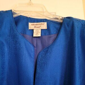 Adrianna Papell Silk Jacket 22W